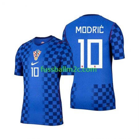 Fußballtrikots Kroatien Luka Modrić 10 Auswärts Trikotsatz WM 2026